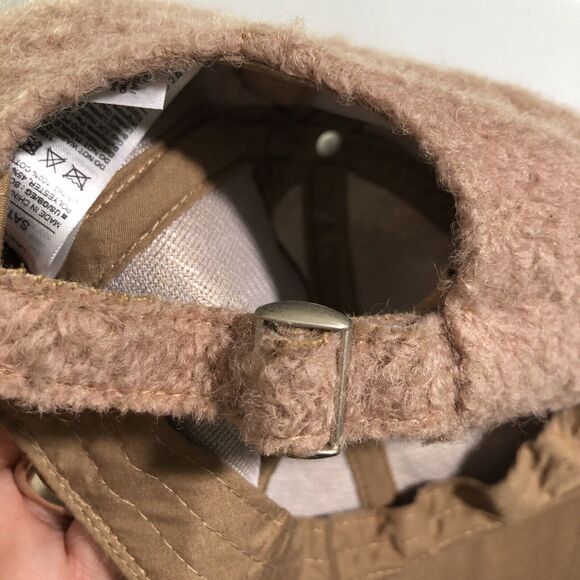 GAP Wool Blend Baseball Cap Tan One Size Pinwheel Adjustable Unisex New - Picture 7 of 7